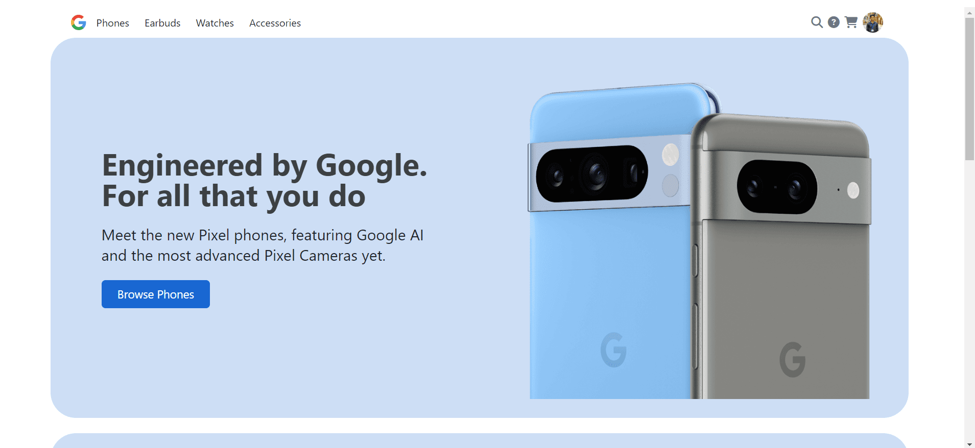 Google Store Clone