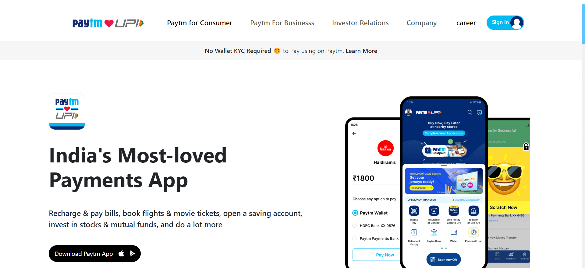 Paytm UI Clone